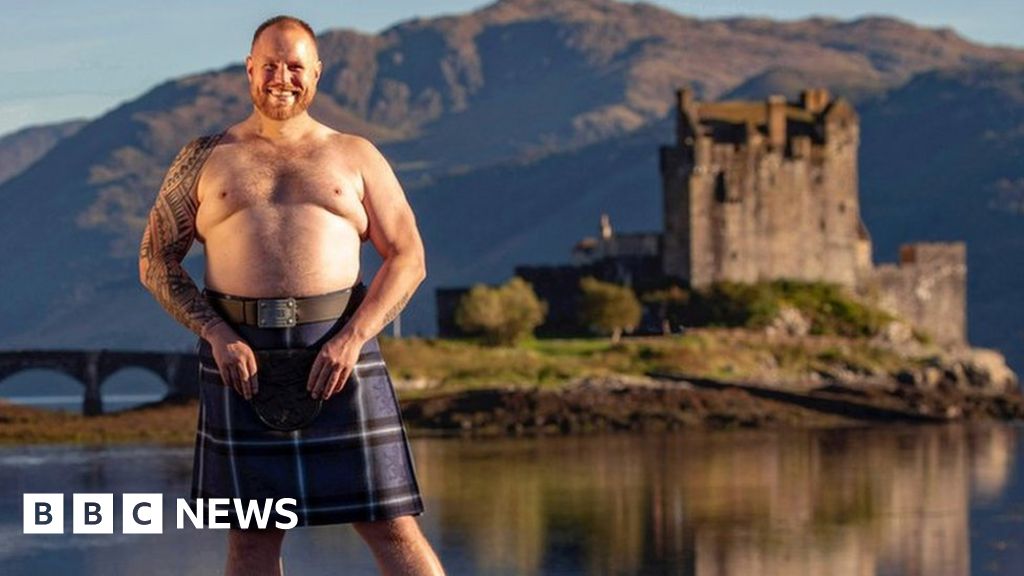 fat man in a kilt