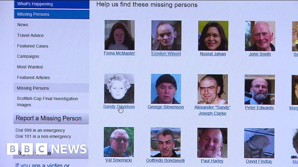 Searching For Scotland's Missing People - BBC News