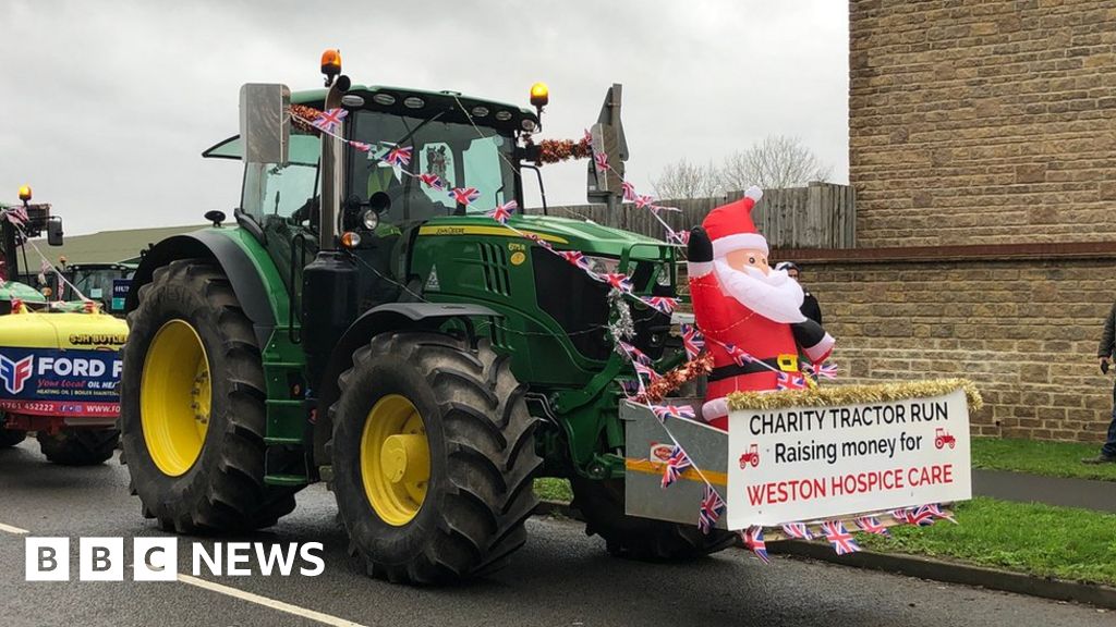 Somerset farmers come together to raise money for charity – BBC