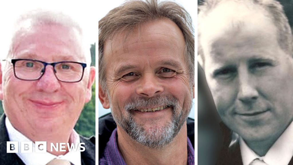 Donald Dinnie, Christopher Stuchbury and Brett McCullough