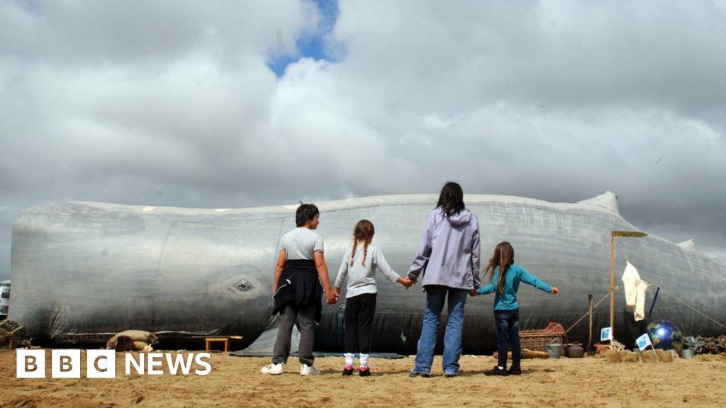 Feste Derby arts festival includes 60ft whaleshaped venue BBC News