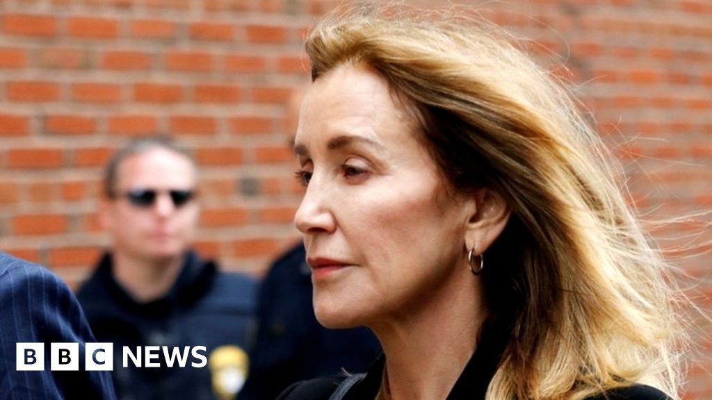 Felicity Huffman Pleads Guilty In College Admissions Scandal - BBC News