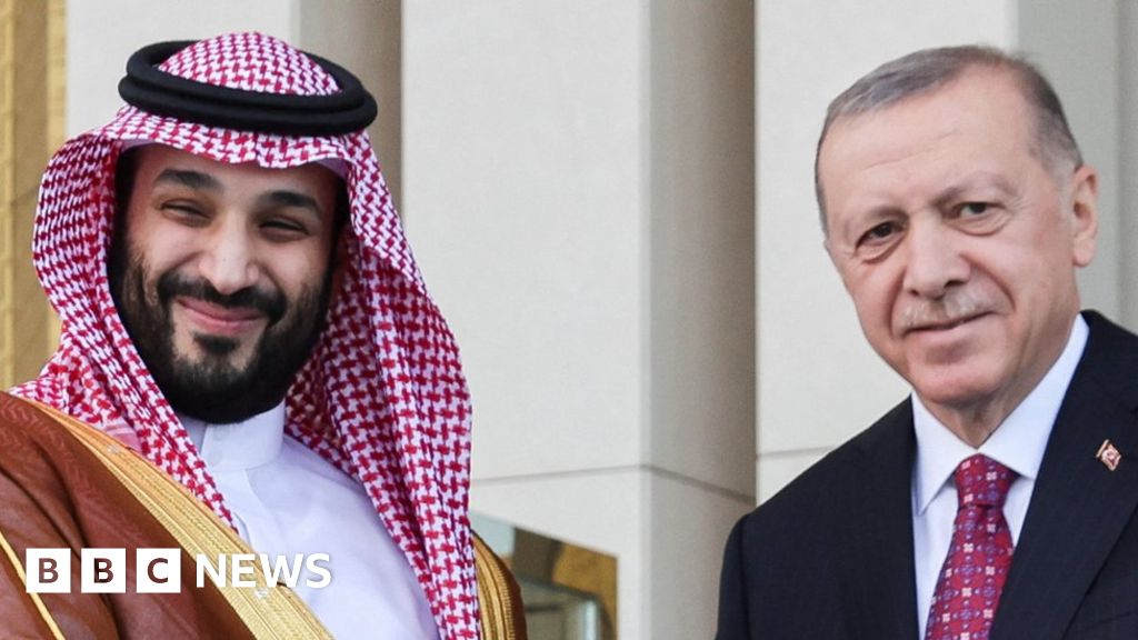 Saudi crown prince visits Turkey for first time since Khashoggi murder – BBC