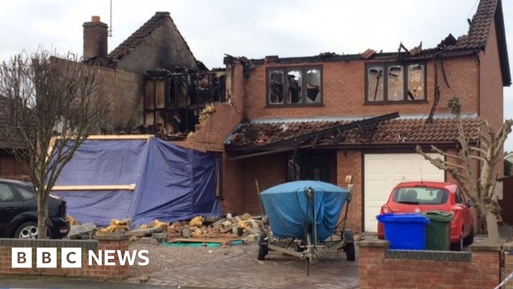 Kirton house fire: Man found dead 'had been stabbed in heart'