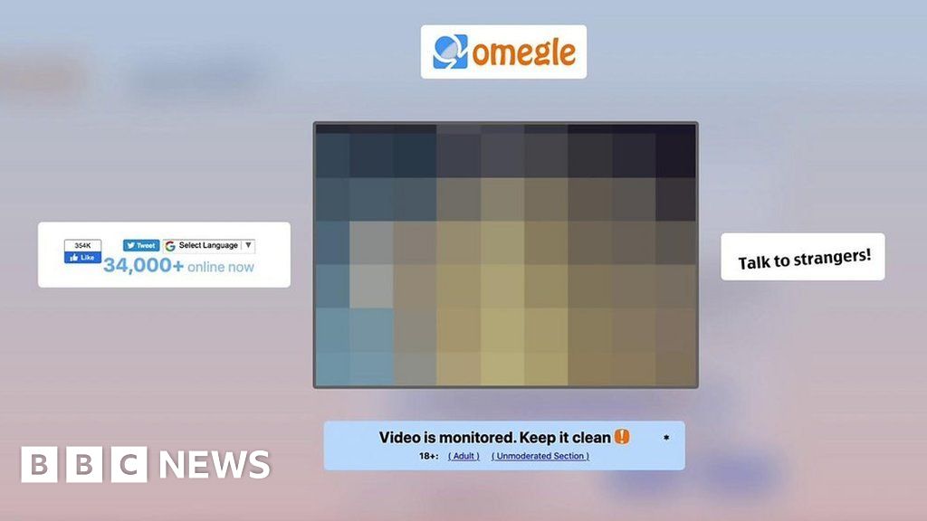 Omegle: Children expose themselves on video chat site - BBC News