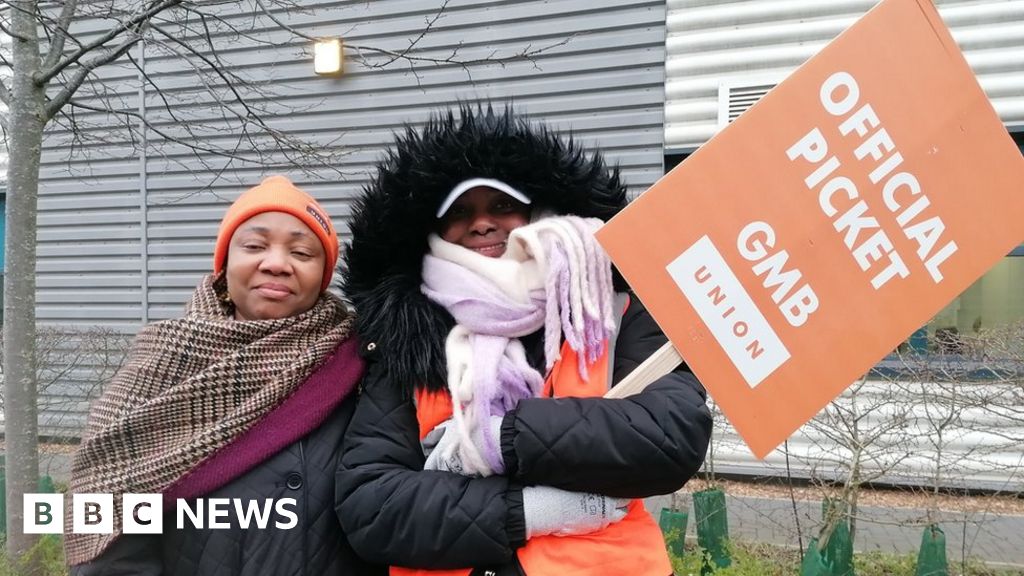 Amazon workers in Coventry on third day of strike action