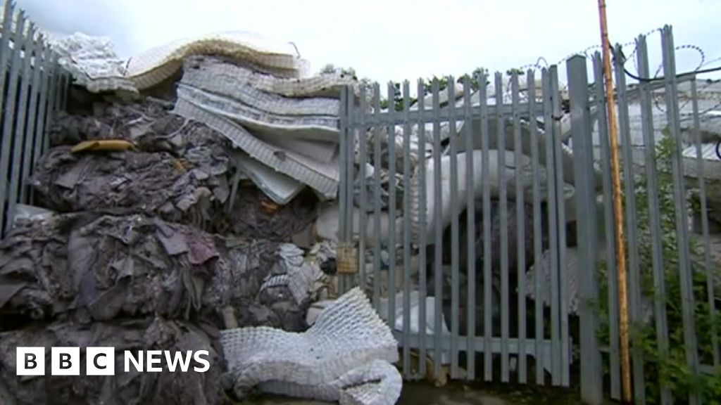 'Eyesore' mattress recycler Lewis Bertram sentenced - BBC News