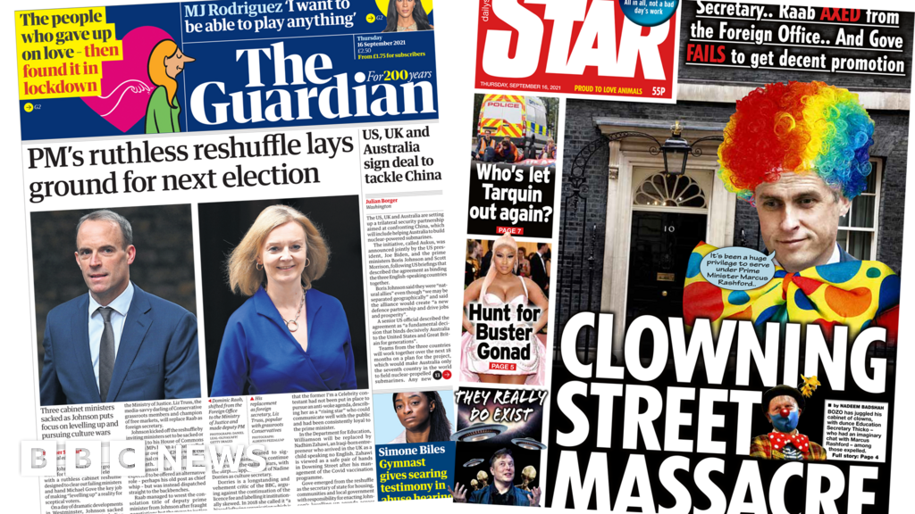 The Papers: PM 'wields axe' as he 'lays ground for next election'