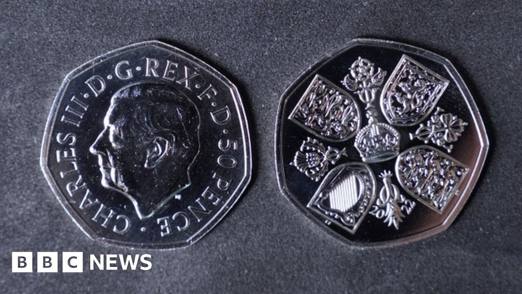 King Charles 50p coins struck for the first time