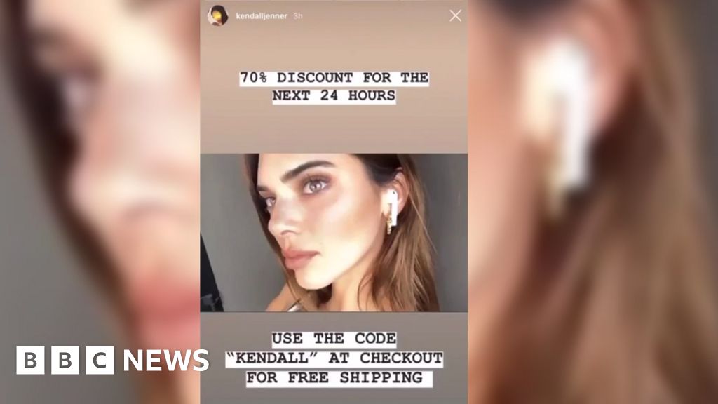 Kylie and Kendall Jenner endorsed 'knock-off' Apple products on Instagram - BBC News