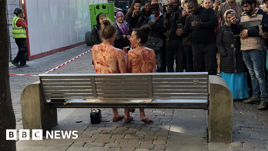 Naked women smeared in jam was 'art'