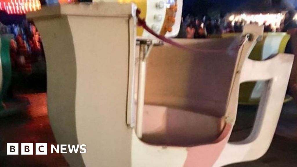 Fairground teacup ride 'spins into crowd' at Leeds Castle