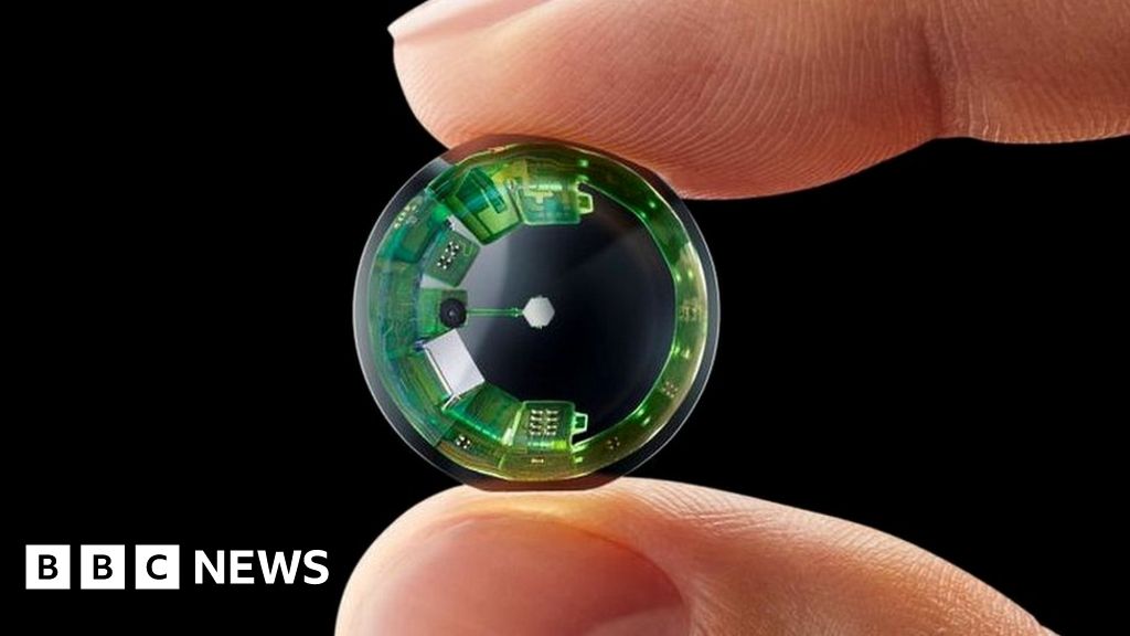 Knipperen intern dorst Could contact lenses be the ultimate computer screen? - BBC News