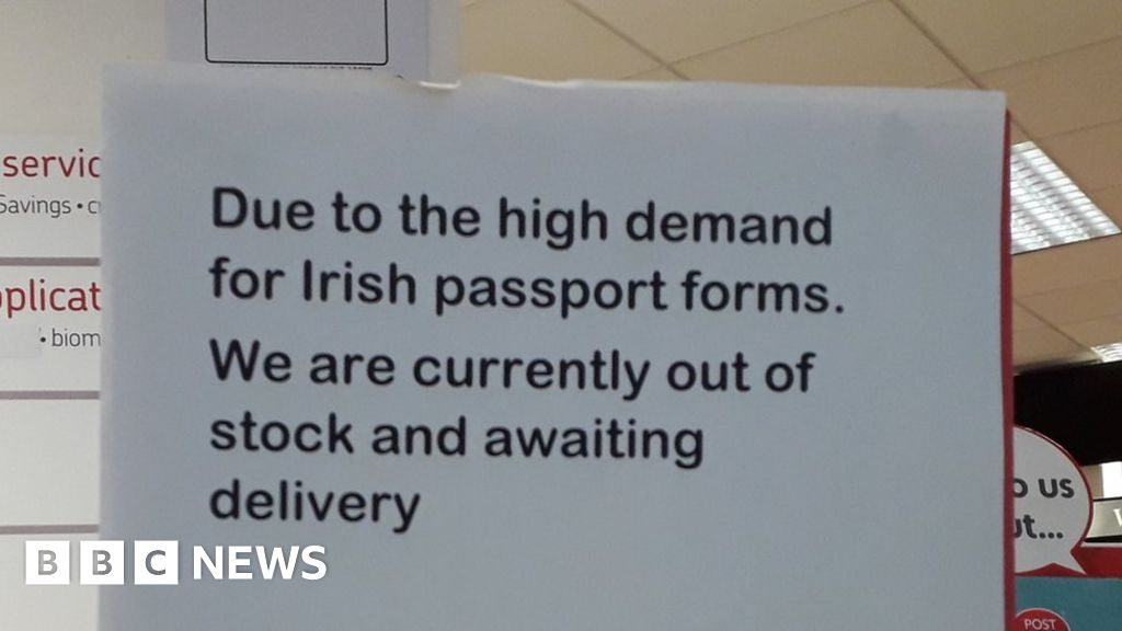 post-offices-run-out-of-irish-passport-forms-bbc-news