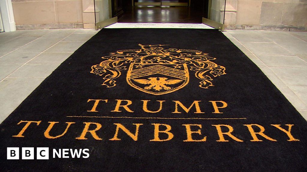 Inside Donald Trumps Turnberry Hotel And Golf Resort Bbc News 