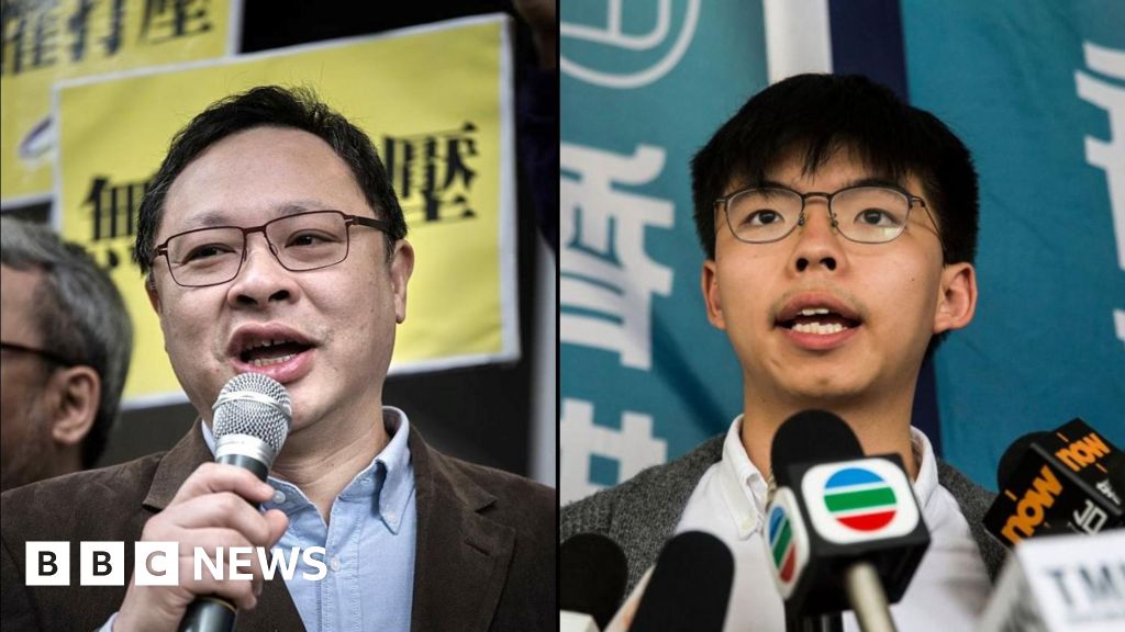 Top Hong Kong pro-democracy leaders sentenced to jail