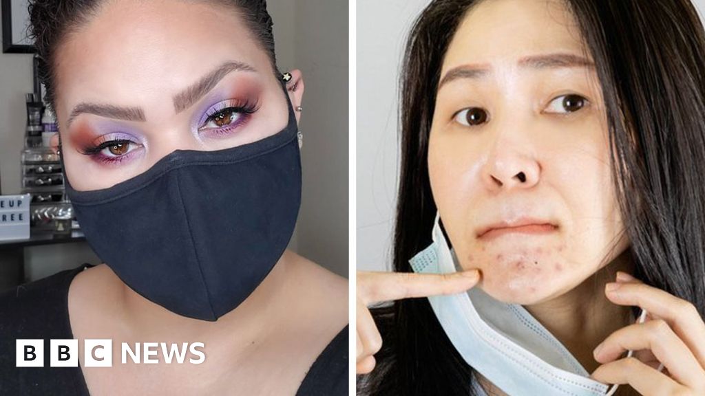 Maskne' and bold makeup: How masks are how we look BBC News
