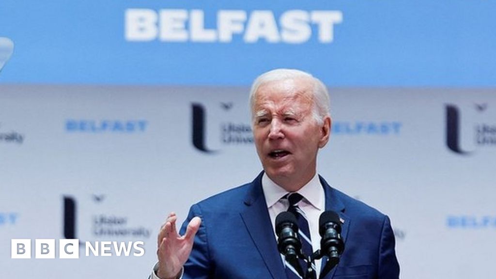 Joe Biden hails Northern Ireland as ‘shrine of creativity’ in Belfast visit