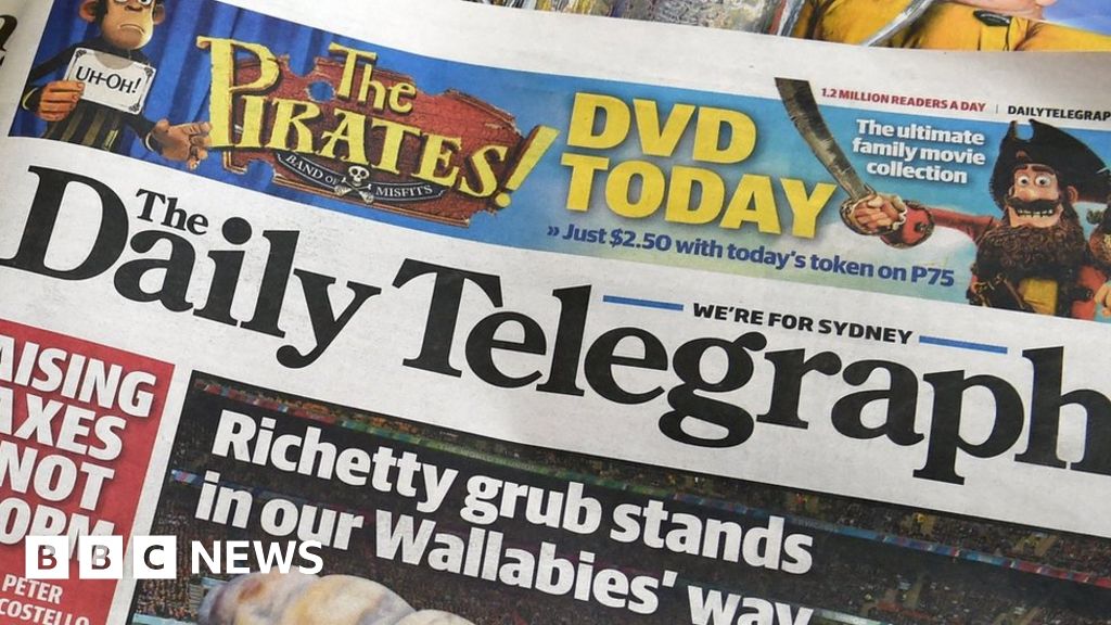 Australia's Daily Telegraph prints rival's pages by mistake - BBC News
