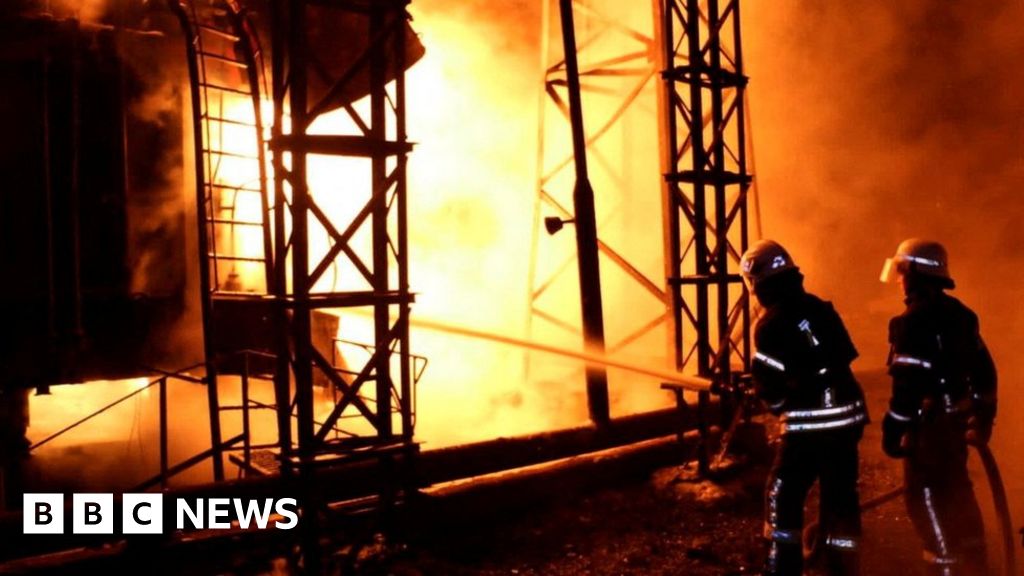 Ukraine war: Zelensky says targeted Russian attacks caused blackouts in Kharkiv and Donetsk