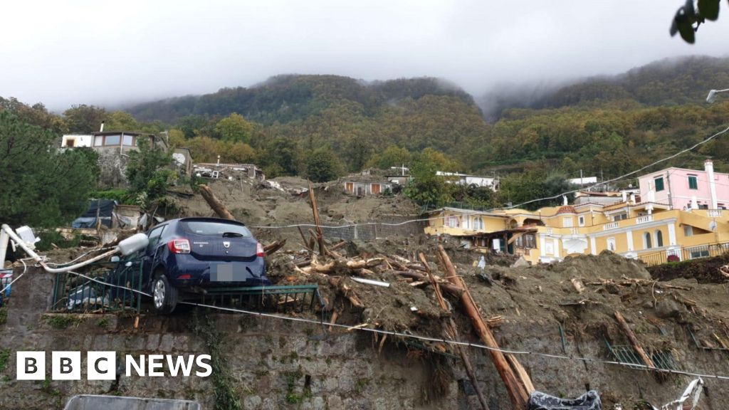 Italy landslide: Rescuers search for missing people on Ischia island