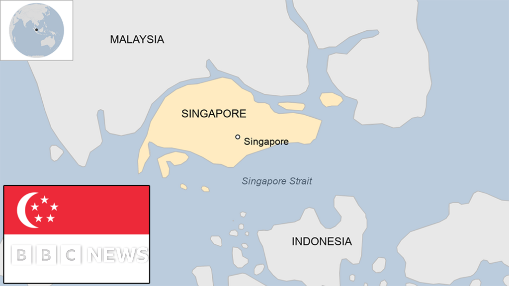 map of singapore country