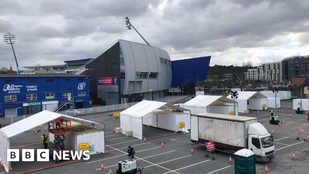 Coronavirus Edgbaston Cricket Ground to NHS staff test centre