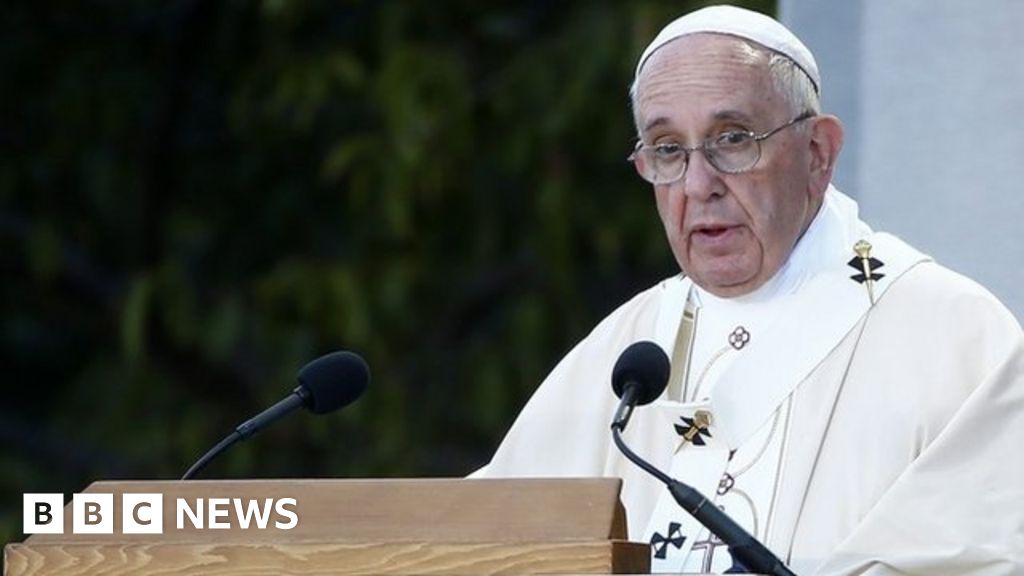 Pope Francis addresses US Congress - BBC News