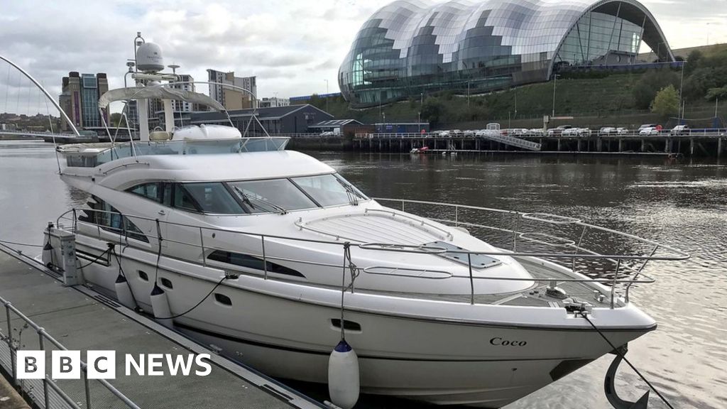 Love rival set millionaire's £450k yacht adrift on River Tyne BBC News