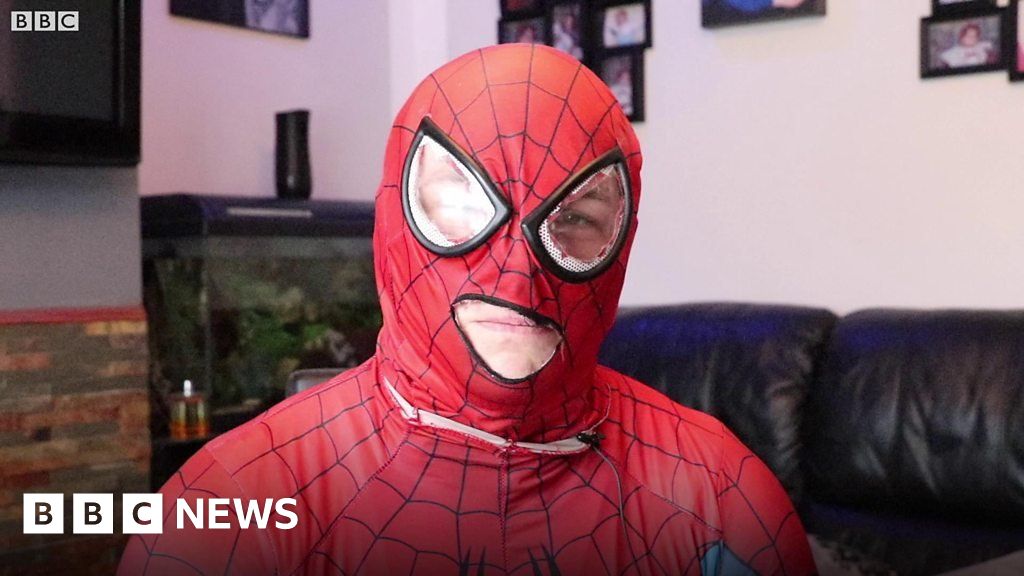 Beatboxing Spider Man A Legend Among Geordies Is Unmasked Bbc News