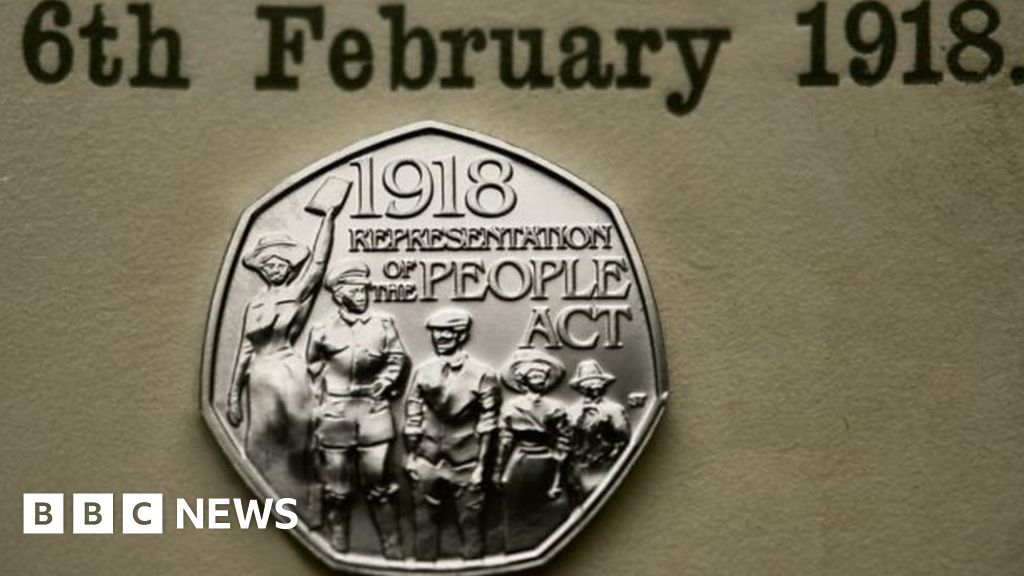 Emmeline Pankhurst's Great-granddaughter Strikes Memorial 50p - BBC News