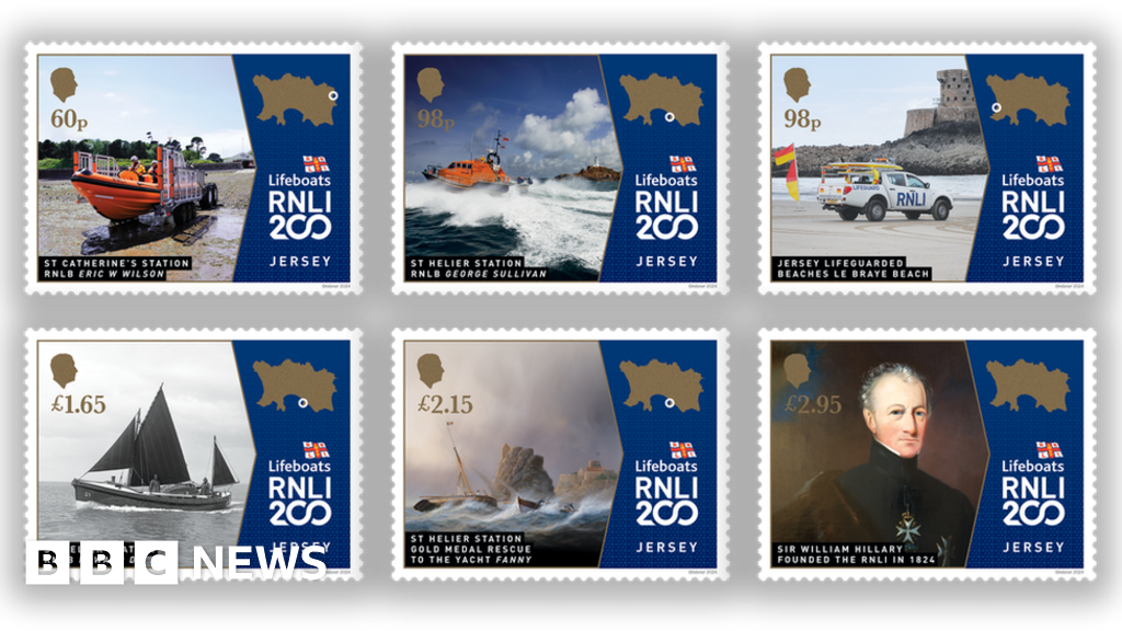 Jersey Post stamps commemorate 200 years of the RNLI