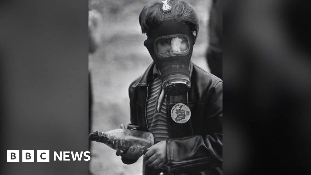 Boy in the mask The photo that defined the Troubles BBC News