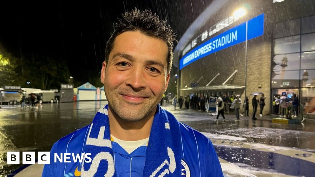 Brighton & Hove Albion fans ‘glad to be there’ despite Europa loss