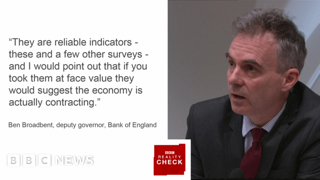 Reality Check Is The Uk Going Into Recession Bbc News 1615