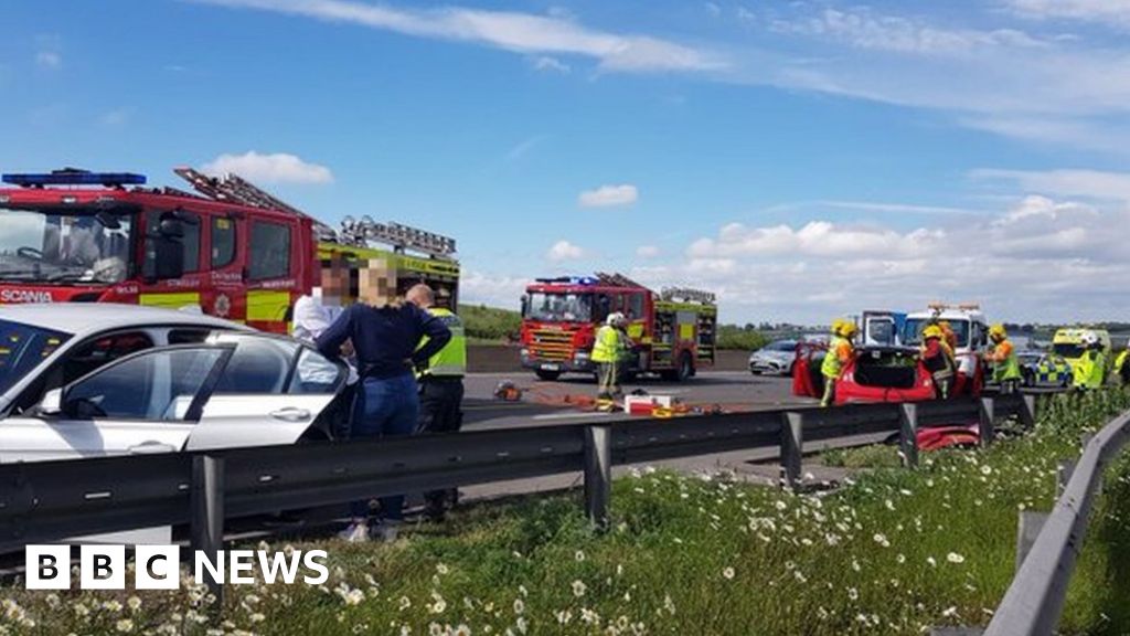 derbyshire news car crash yesterday bbc