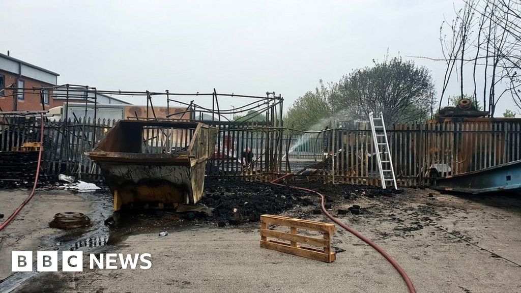 Derby factory blast fire adds to "challenging weekend" BBC News