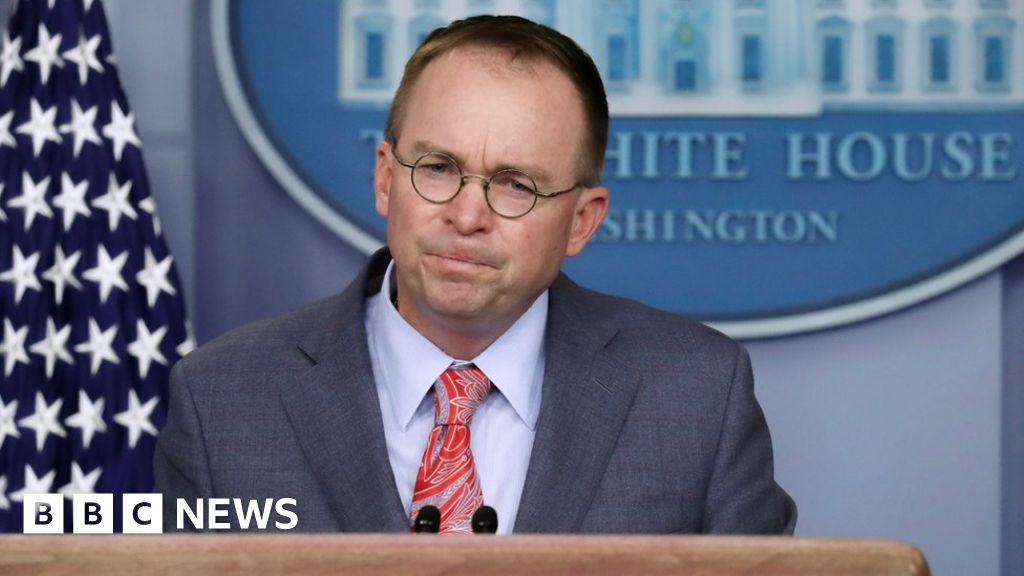 Trump impeachment: White House admits aid held up partly over Democrats