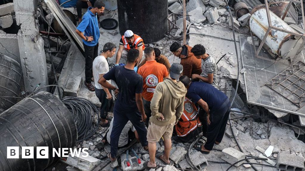 Israeli strikes in Gaza kill 50, rescuers say, after Hamas accused of killing Israeli soldier