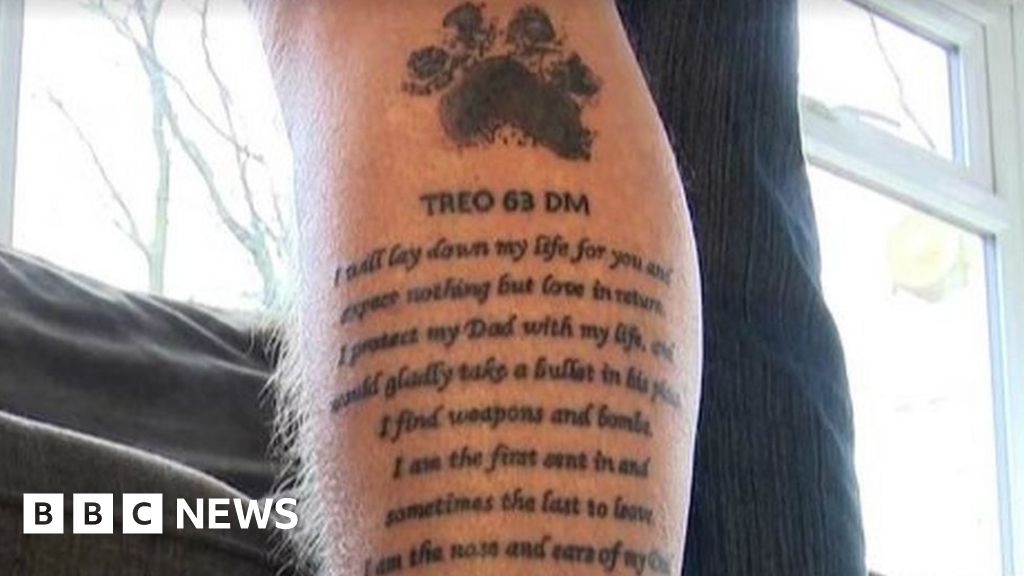Army has ashes put in tattoo - BBC