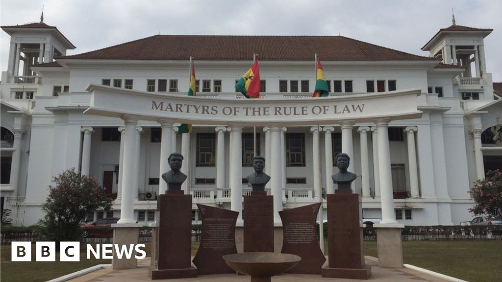 Accused Ghana judges shown bribe videos BBC News