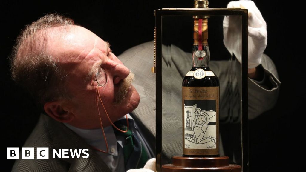 Bottle of whisky sold for world record £848,000
