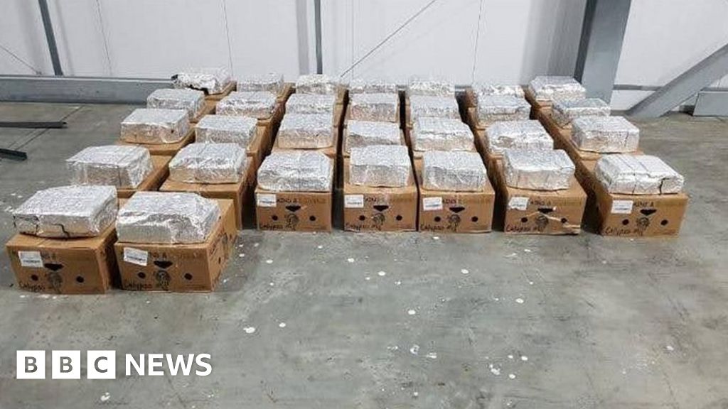 Tonne of cocaine found hidden in fruit at the Port of Dover