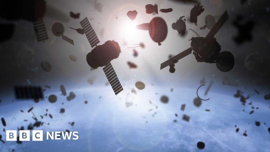 Pieces of orbiting space junk 'avoid collision'