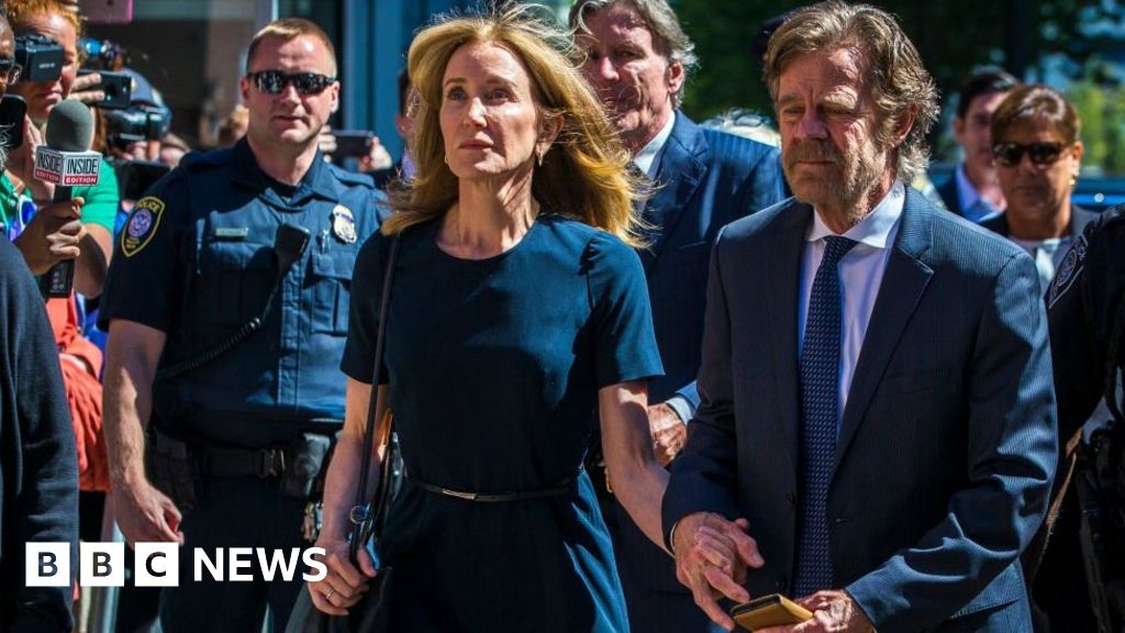 Felicity Huffman handed jail time over college admissions scandal