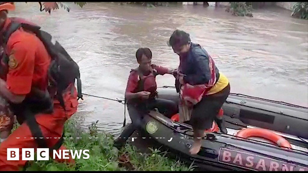 Indonesia floods: Nine killed after heavy rain on New Year&rsquo;s Eve
