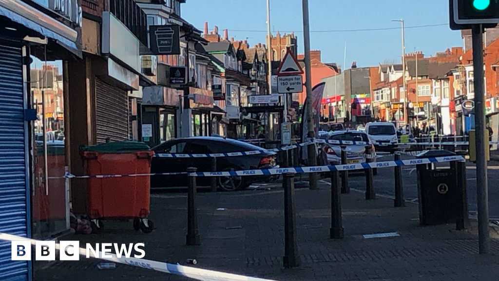 Evington Road Attempted murder arrest after double shooting BBC News