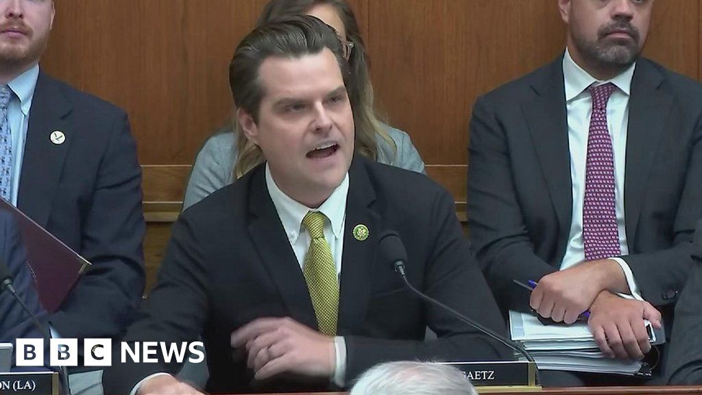 Gaetz Lambasts Attorney General In Tense Exchange - BBC News