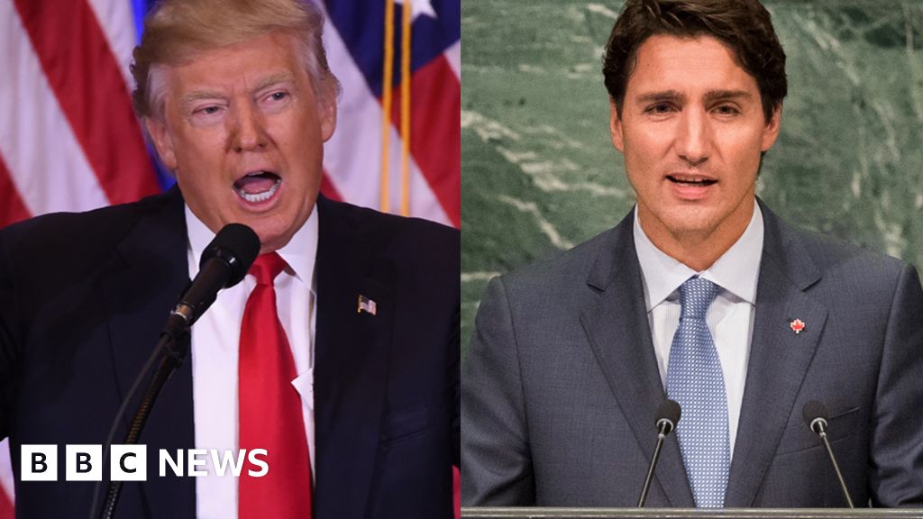 Trump And Trudeau Discuss Border Co-operation - BBC News