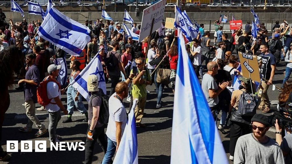 On the ground at Israel's mass protests